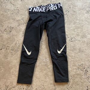 Men Nike Pro Black Leggings